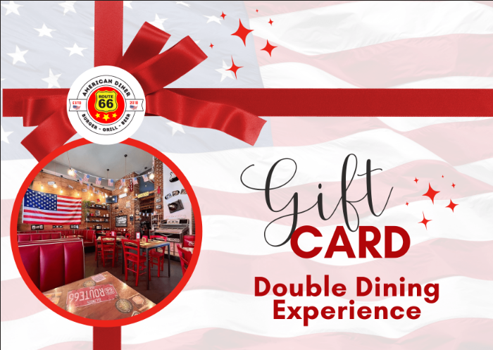 Gift Card Route66 Double Experience